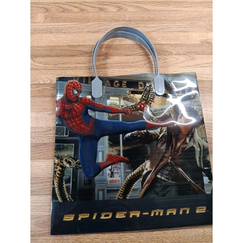 Spider-Man 2 Heavy Duty Plastic Gift Bag NOS